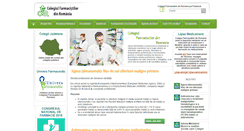 Desktop Screenshot of colegfarm.ro